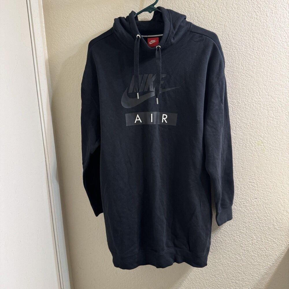 Nike Air Hoodie Hooded Long Sweatshirt Black Women's M  Medium Nike Red Label